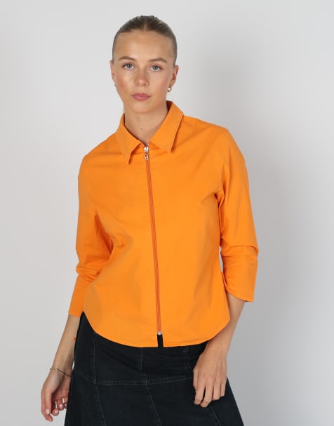 Vintage Espirit S shirt in orange - view 1