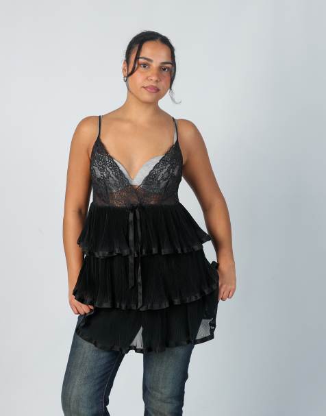 Vintage Essere M cami in black - view 1