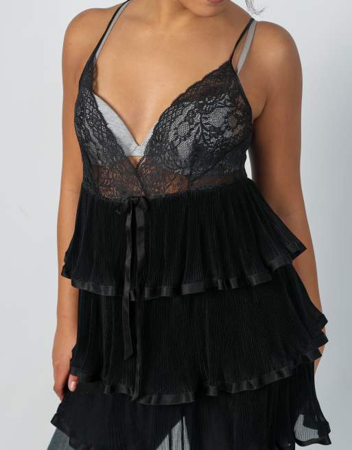 Vintage Essere M cami in black, 4 of 4