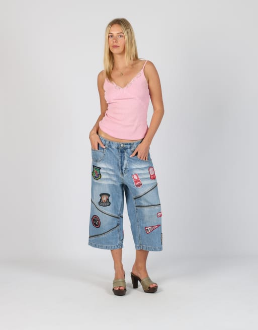 Vintage Eurgiulio S denim shorts in light blue