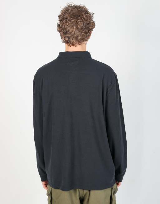 Vintage Evisu xxl polo shirt in black, 2 of 4