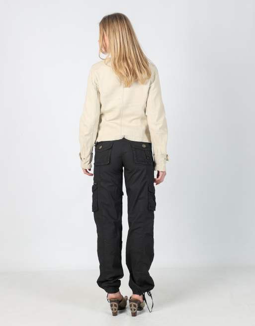 Vintage Excellent XS cargo pants in black, 3 of 4