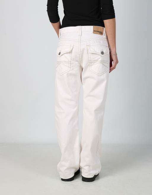Vintage Express Jeans 30x48 denim jeans in cream