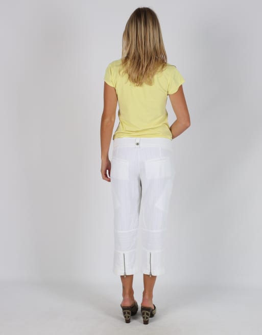 Vintage EXTYN Italia M capri trouser in white