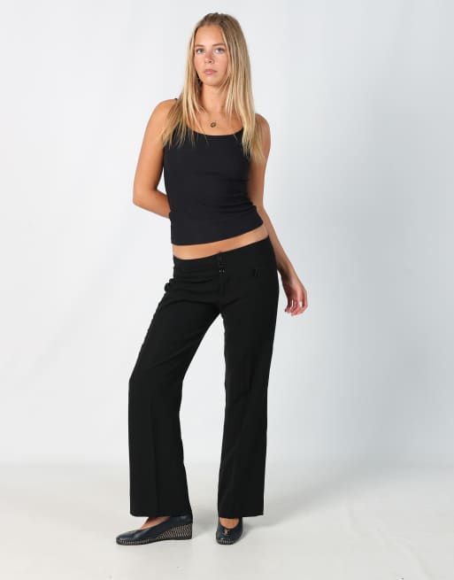 Vintage EXTYN Italia M formal trousers in black