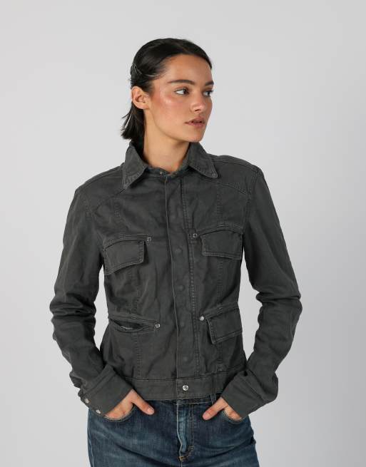 Vintage EXTYN Italia S casual jacket in charcoal grey, 3 of 4