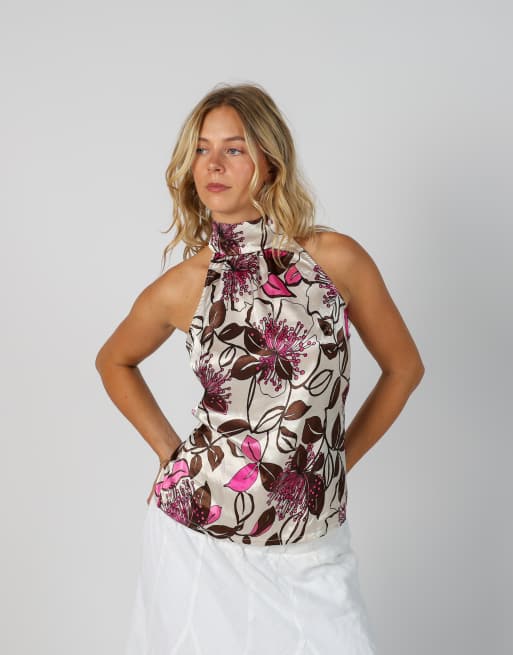 Vintage EXTYN Italia S woven vest in ivory, 3 of 4