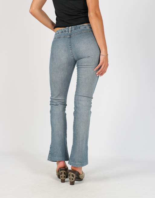Vintage EXTYN Italia XS flare jeans in blue, 4 of 4