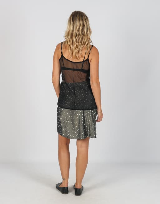Vintage Fabrizio Lenzi XS woven mini skirt in charcoal grey, 3 of 4