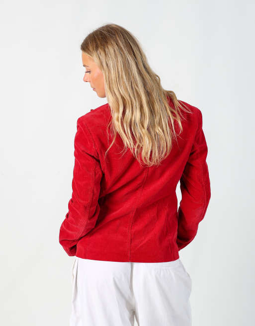 Vintage Facile S cord jacket in red | ASOS