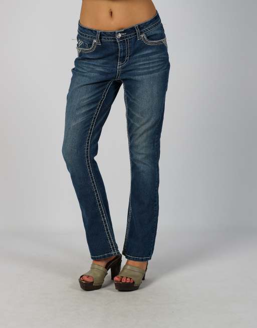 Vintage Faded Glory S bootcut jeans in blue, 2 of 4