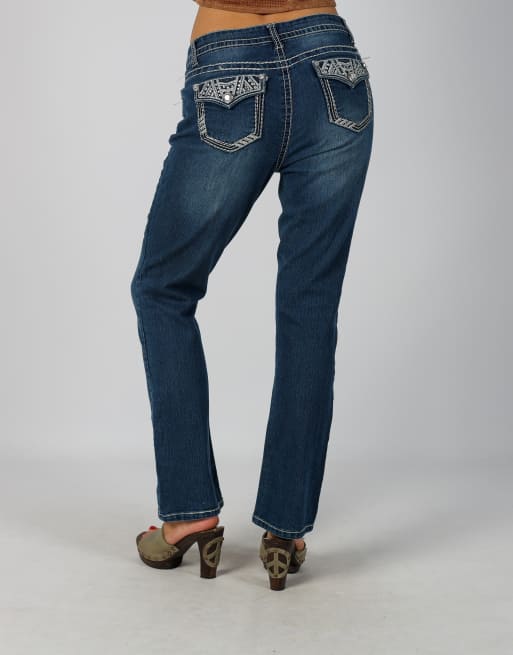 Vintage Faded Glory S bootcut jeans in blue, 4 of 4