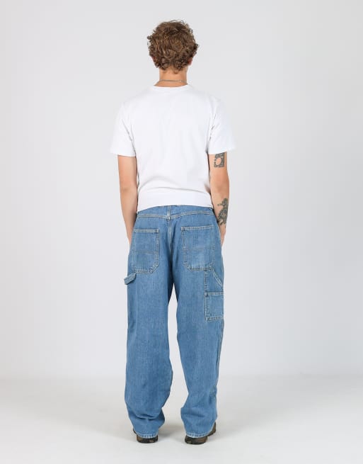 Vintage Falls Creek 36x30 denim carpenter jeans in blue, 3 of 4
