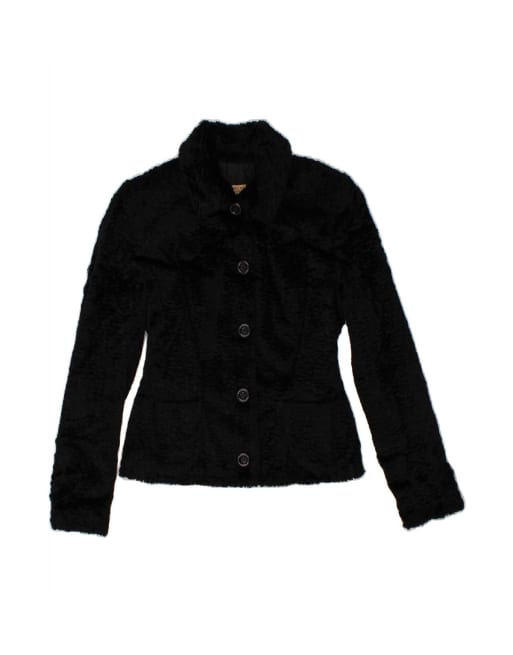 Vintage Faux Fur Jacket It 42 Medium In Black