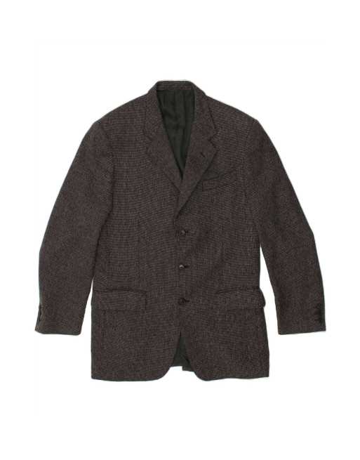 Vintage Ferre 3 Button Blazer Jacket UK 40 Large In Blue Flecked