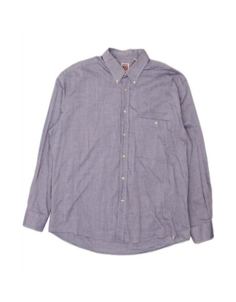 Vintage Ferre Shirt UK 44 45 XL In Blue - view 1