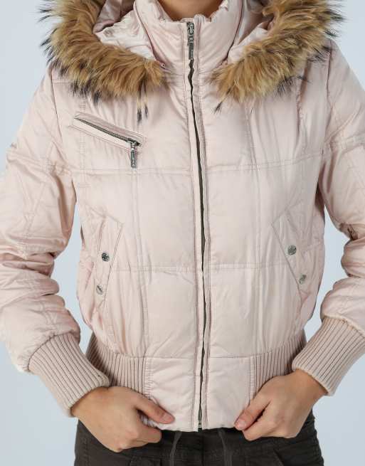 Vintage Feyem M puffer jacket in baby pink, 4 of 4
