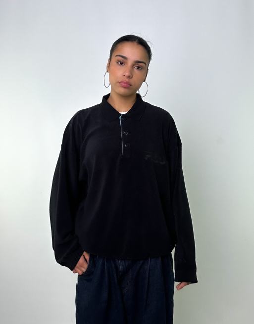 Vintage Fila 2XL Sweatshirt Black