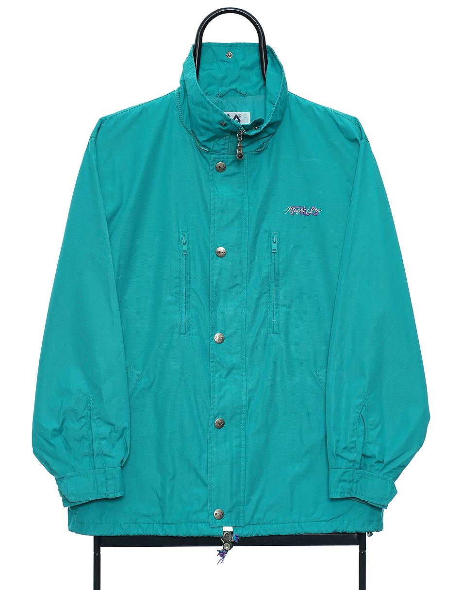 Vintage Fila 90s Size S Jacket Magic Line In Green