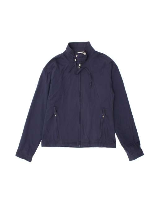 Vintage Fila Bomber Jacket UK 14 Medium In Blue