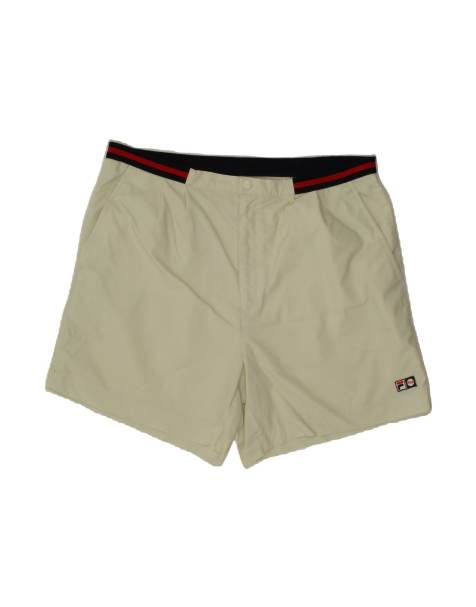 Vintage Fila Chino Shorts It 52/54 Large W38 In Off In White - view 1