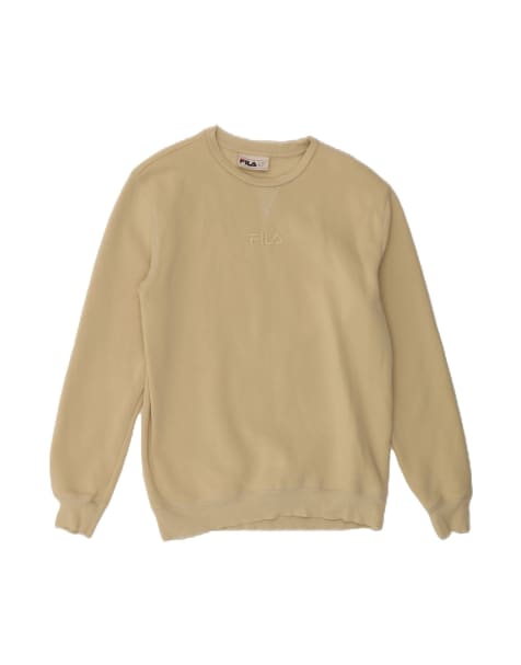 Vintage Fila Graphic Sweatshirt Jumper Small In Yellow - view 1