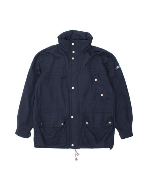 Vintage Fila Hooded Windbreaker Jacket It 52 XL In Blue