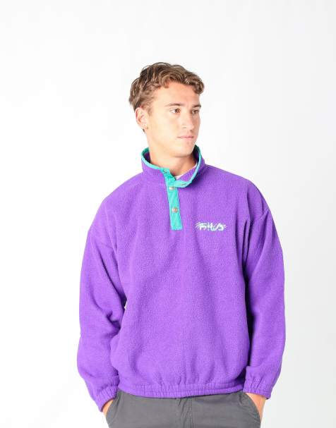 Vintage Fila l fleece in purple - view 1