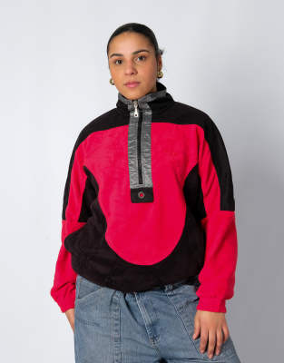 Vintage Fila L Fleece Red