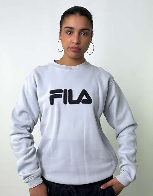Fila Memory Apus Vintage Fila L Sweatshirt Baby Blue IiscmShops