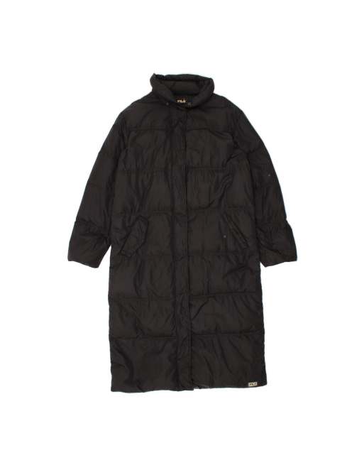 Vintage Fila Padded Coat It 46 Large In Black