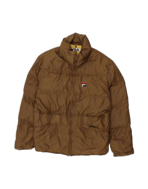 Vintage Fila Padded Jacket It 42 2XS In Brown - view 1