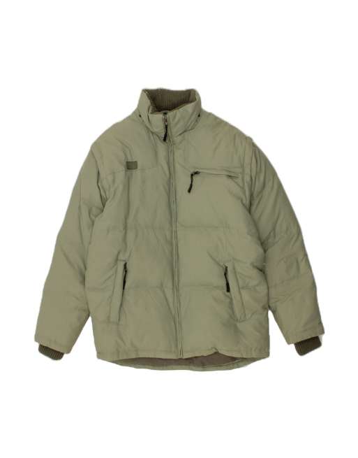Vintage Fila Padded Jacket UK 40 Large In Green