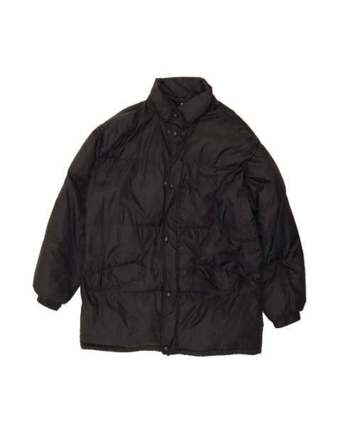 Vintage Fila Padded Jacket UK 42 XL In Black - view 1