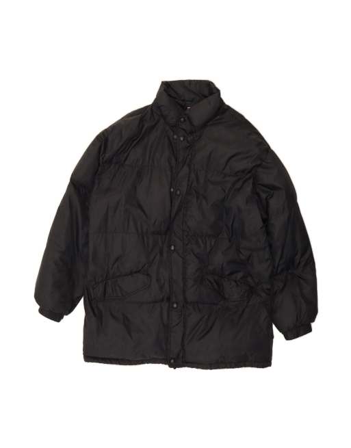 Vintage Fila Padded Jacket UK 42 XL In Black