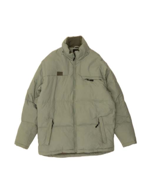 Vintage Fila Padded Jacket UK 42 XL In Green