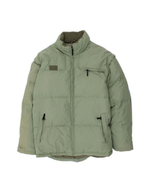 Vintage Fila Padded Jacket UK 44 2XL In Green