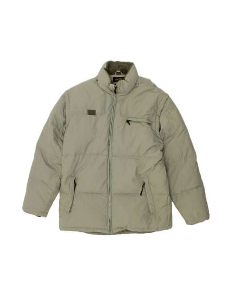 Vintage Fila Padded Jacket UK 44 2XL In Green - view 1