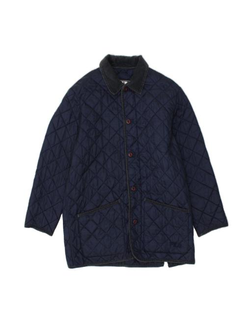 Vintage Fila Quilted Jacket It 48 Medium In Blue