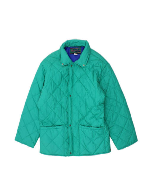 Vintage Fila Quilted Jacket It 54 2XL In Green