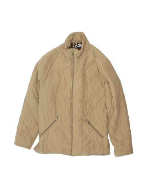 Vintage Fila Quilted Jacket UK 40 Large In Beige