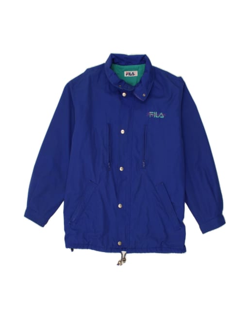 Vintage Fila Rain Jacket It 48 Medium In Blue