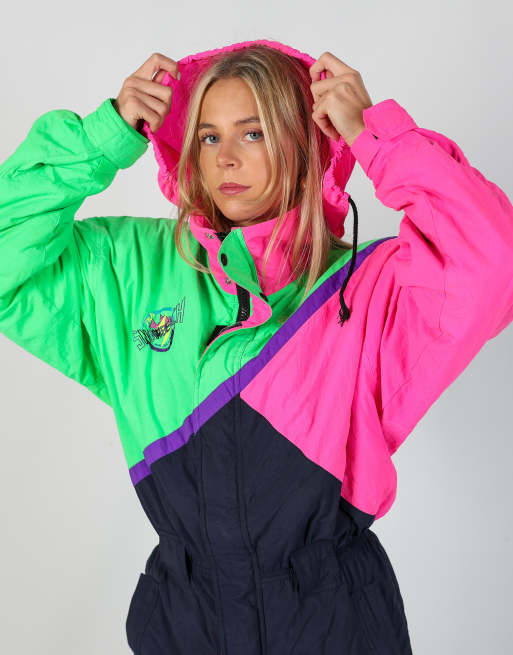 Vintage Fila S ski suit in navy blue, 4 of 4