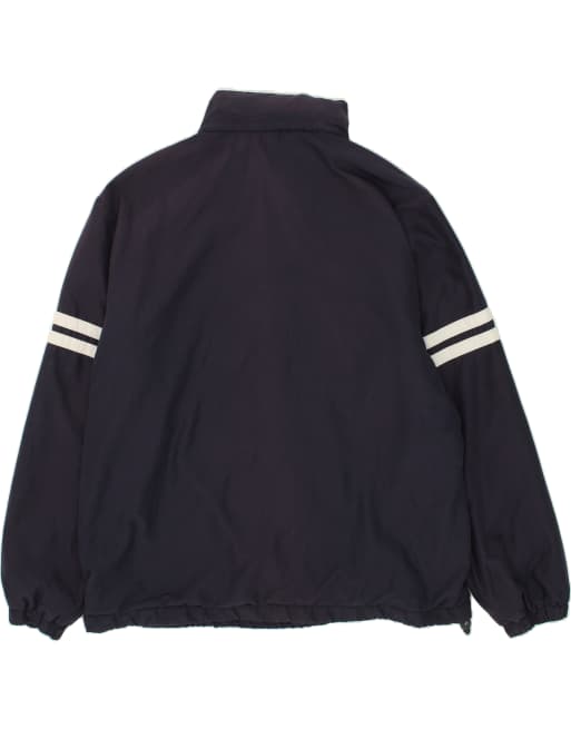 Vintage Fila Size 2XL Hooded Pullover Tracksuit Top Jacket in Navy Blue, 2 of 4