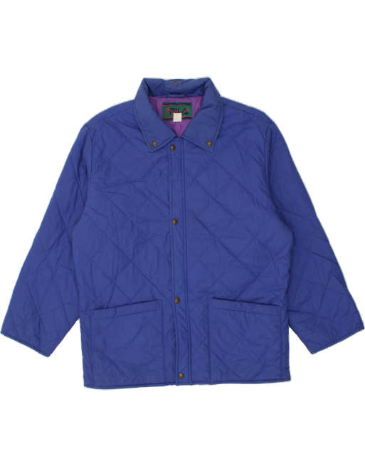 Vintage Fila Size 3XL Quilted Jacket in Blue
