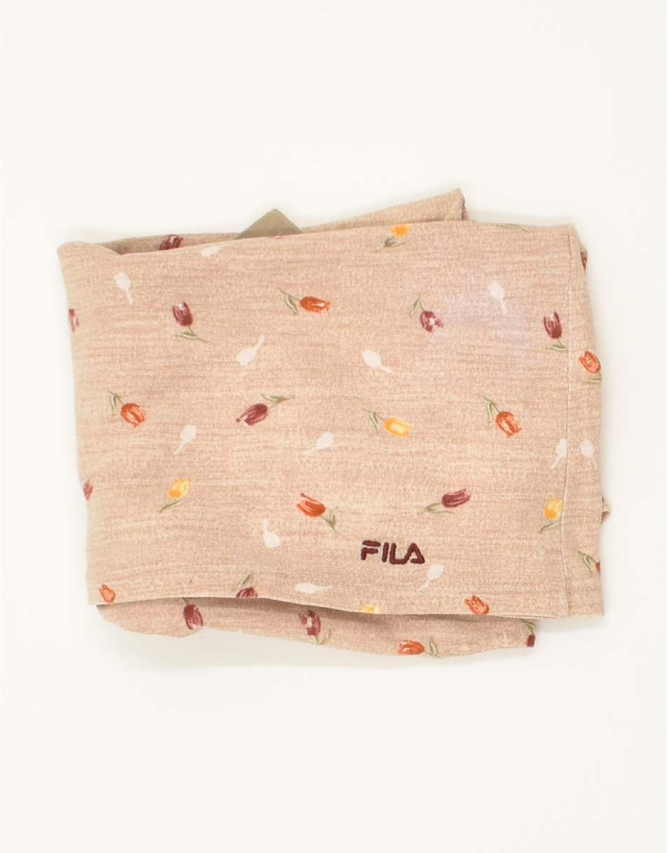 Vintage Fila Size M Floral Polo Dress in Beige 1