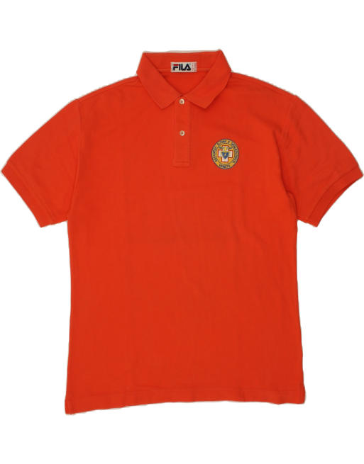 Vintage Fila Size M Polo Shirt in Red