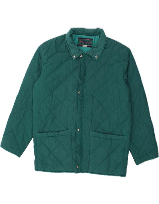 Vintage Fila Size M Quilted Jacket in Green