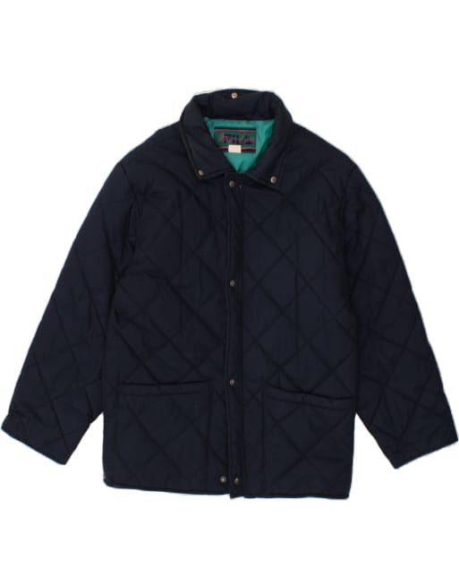 Vintage Fila Size M Quilted Jacket in Navy Blue