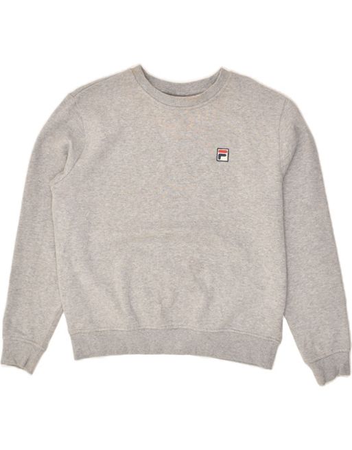 Vintage Fila Size M Sweatshirt Jumper in Grey